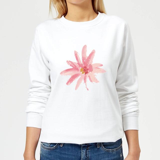 Flower 6 Women's Sweatshirt - White - XL on Productcaster.