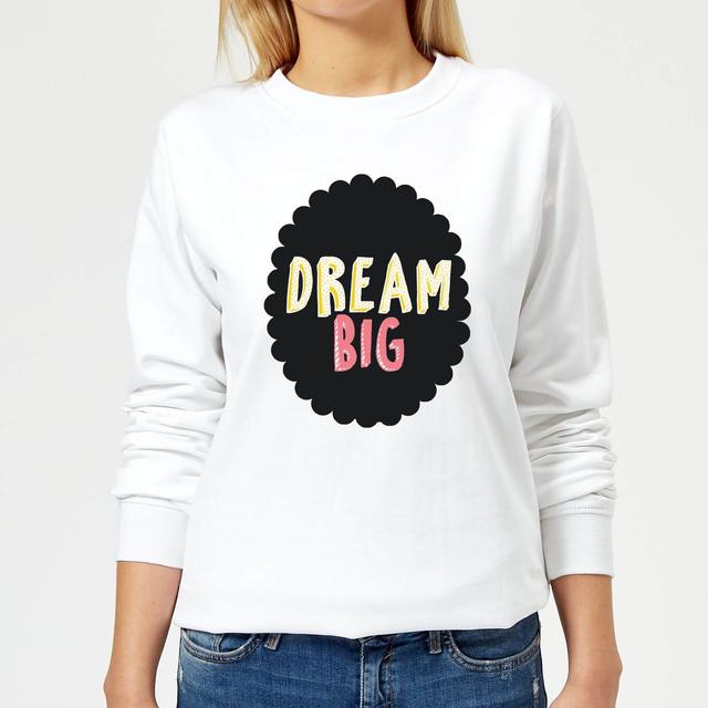 Dream Big Women's Sweatshirt - White - XL - White on Productcaster.