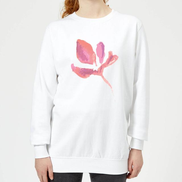 Flower 14 Women's Sweatshirt - White - XL - White on Productcaster.