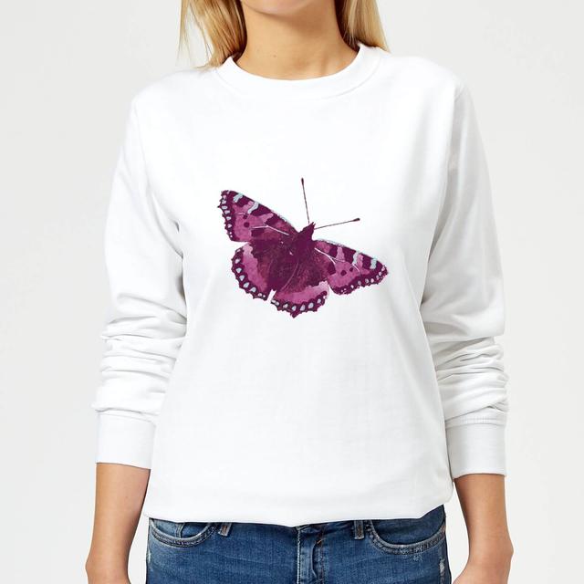 Butterfly 5 Women's Sweatshirt - White - XXL - Weiß on Productcaster.