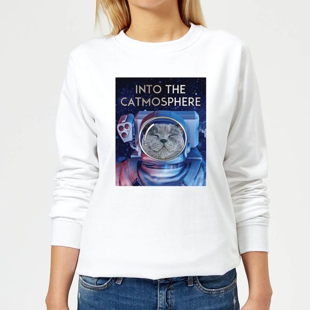 Into The Catmosphere Women's Sweatshirt - White - S - White on Productcaster.