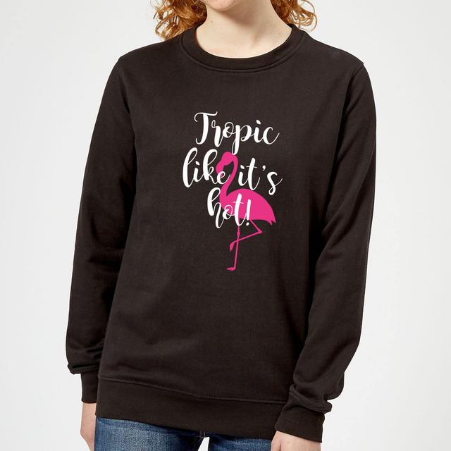 Tropic Like It's Hot Women's Sweatshirt - Black - L - Black on Productcaster.