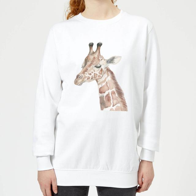 Watercolour Giraffe Women's Sweatshirt - White - M - Weiß on Productcaster.