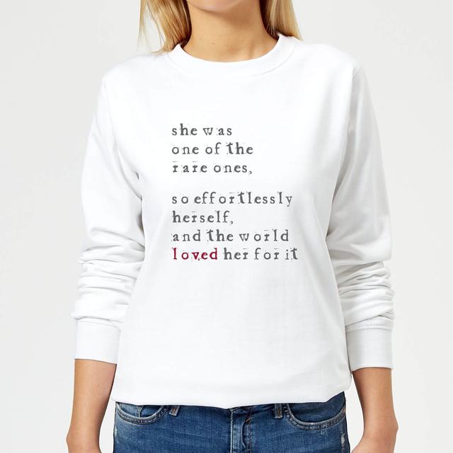 One Of The Rare Ones Women's Sweatshirt - White - XXL - Weiß on Productcaster.