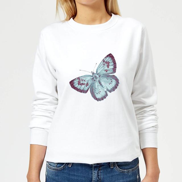 Butterfly 6 Women's Sweatshirt - White - XS - White on Productcaster.