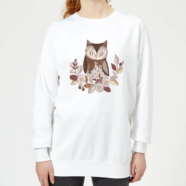 Owl Women's Sweatshirt - White - S - Weiß on Productcaster.