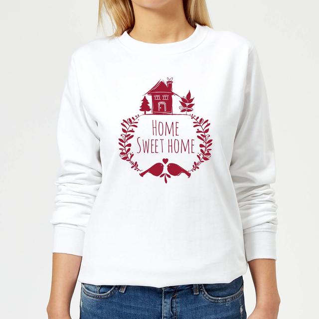 Home Sweet Home Women's Sweatshirt - White - XS - Weiß on Productcaster.