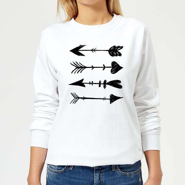 Arrows Women's Sweatshirt - White - XS - Weiß on Productcaster.