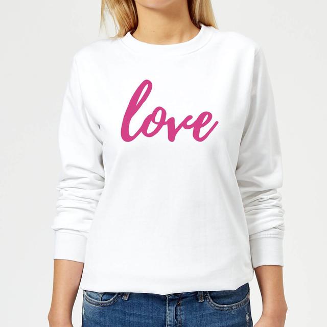 Love Women's Sweatshirt - White - XXL - White on Productcaster.