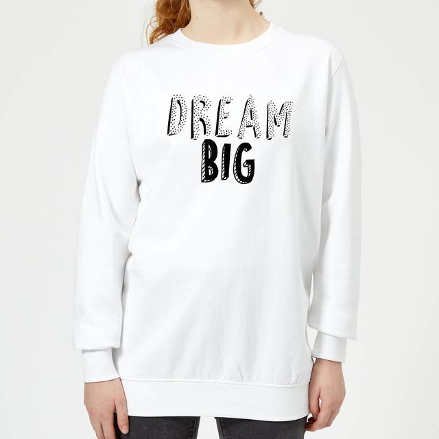 Dream Big Dark Women's Sweatshirt - White - XL - Weiß on Productcaster.