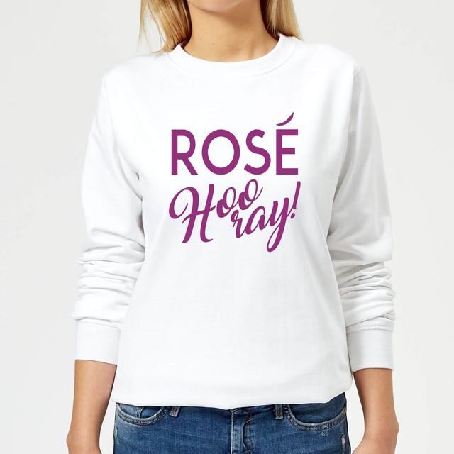 Rose Hooray Women's Sweatshirt - White - M - Weiß on Productcaster.