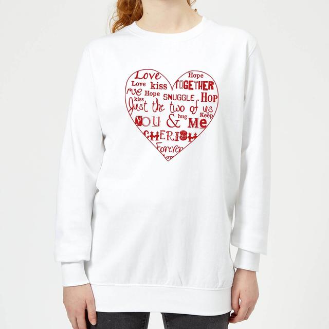 You & Me Women's Sweatshirt - White - M on Productcaster.