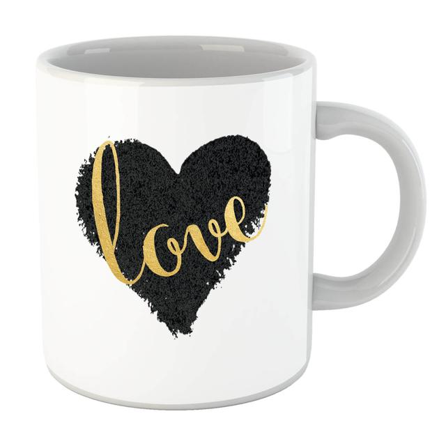 Black Love Heart Love Mug on Productcaster.