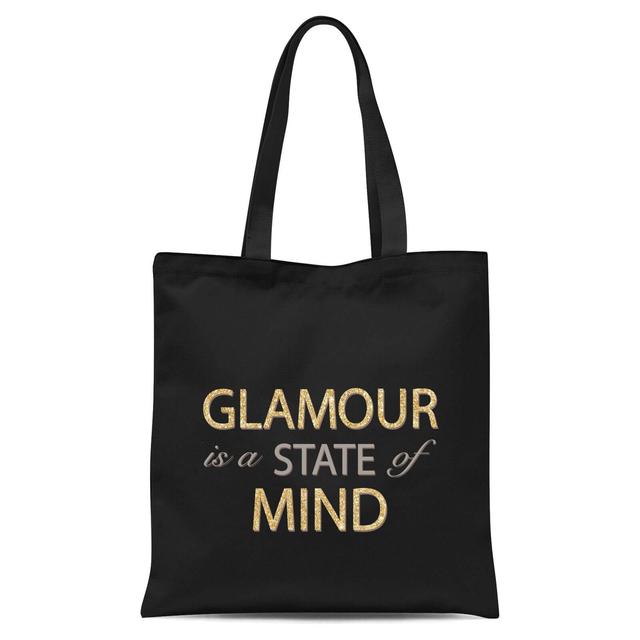 Glamour Is A State Of Mind Tote Bag - Black on Productcaster.