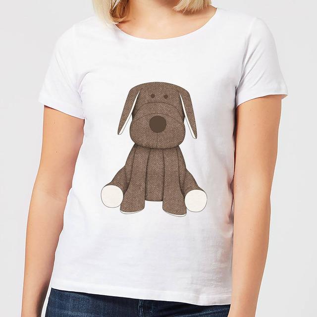 Candlelight Brown Dog Teddy Women's T-Shirt - White - M - Weiß on Productcaster.