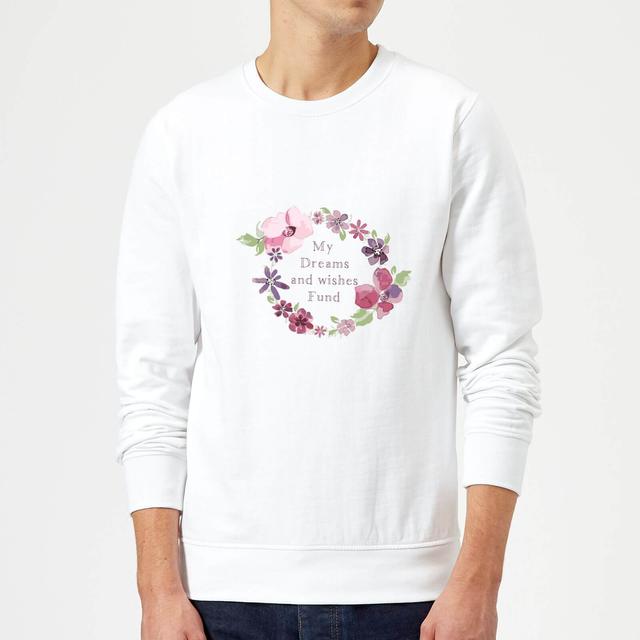 Candlelight My Dreams And Wishes Fund Floral Ring Sweatshirt - White - XXL - Weiß on Productcaster.