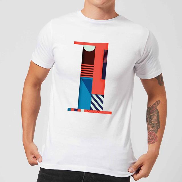 1 Men's T-Shirt - White - L - Weiß on Productcaster.