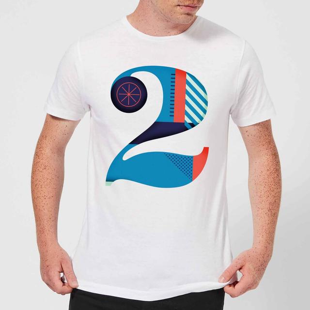 2 Men's T-Shirt - White - M - Weiß on Productcaster.