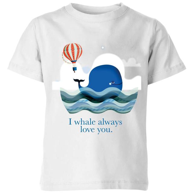 I Whale Always Love You Kids' T-Shirt - White - 7-8 Years - White on Productcaster.