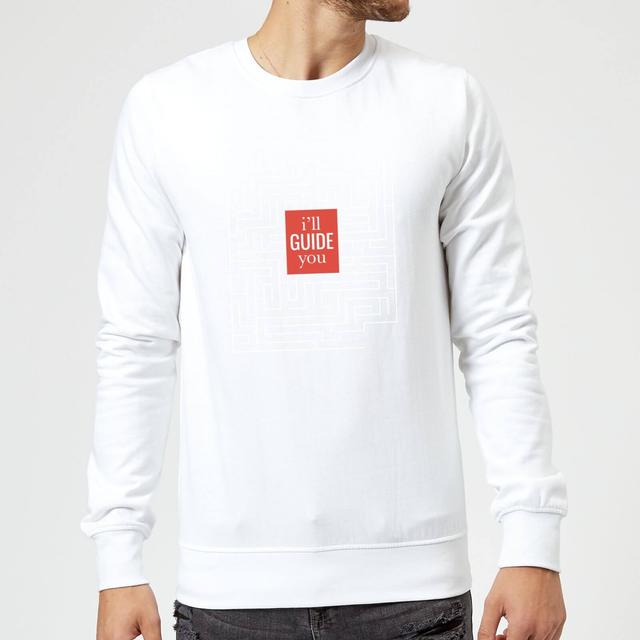 I'll Guide You Sweatshirt - White - M - Weiß on Productcaster.