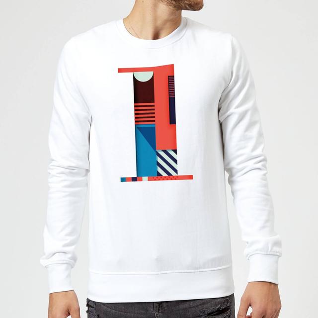 1 Sweatshirt - White - M - Weiß on Productcaster.