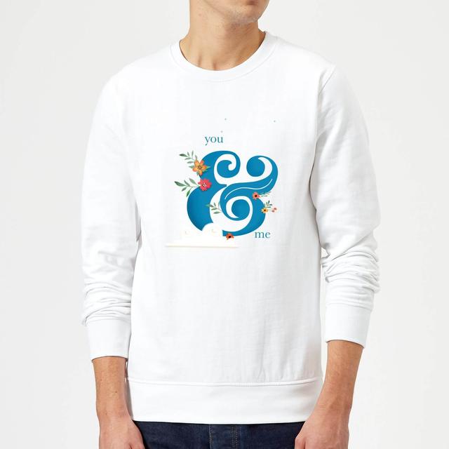 You & Me Sweatshirt - White - XXL - Weiß on Productcaster.