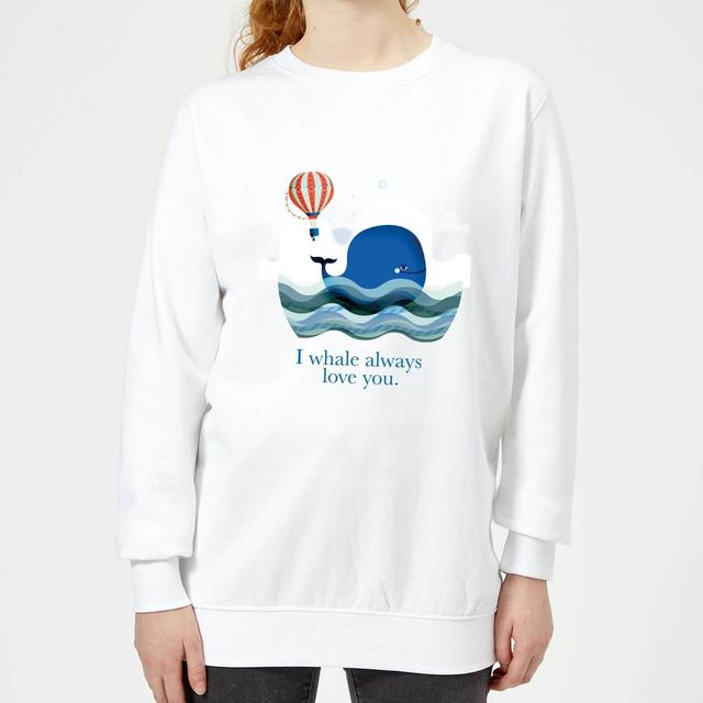 I Whale Always Love You Women's Sweatshirt - White - M - Weiß on Productcaster.