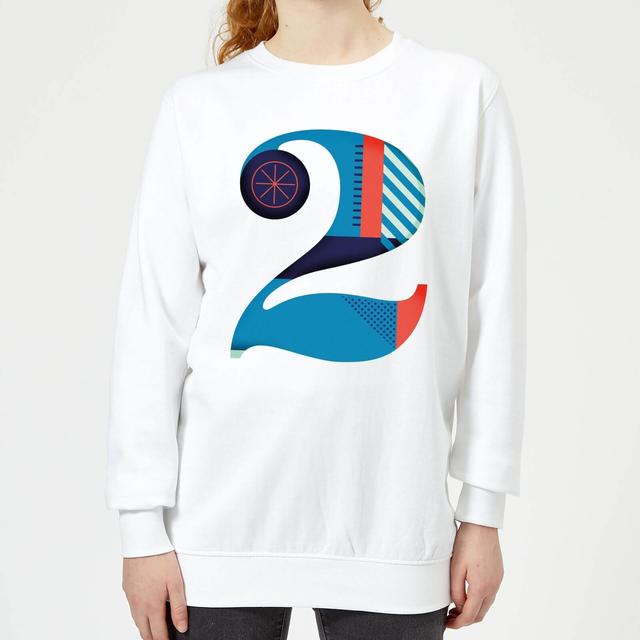 2 Women's Sweatshirt - White - S - Weiß on Productcaster.