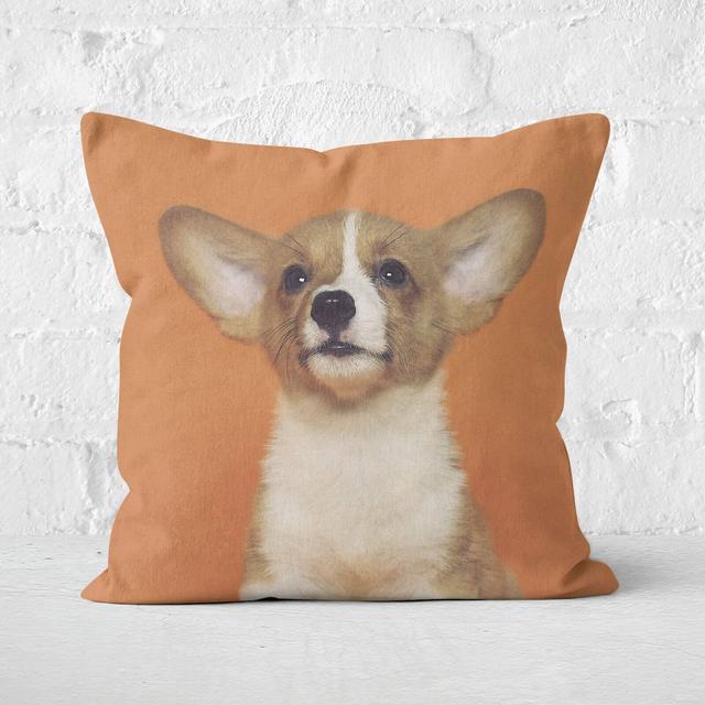 Cute Corgi Square Cushion - 50x50cm - Soft Touch on Productcaster.