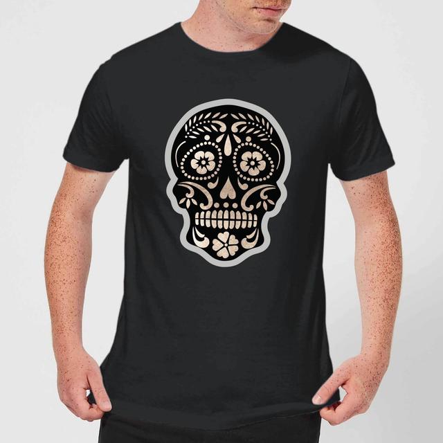 Day Of The Dead Skull Men's T-Shirt - Black - XL - Schwarz on Productcaster.