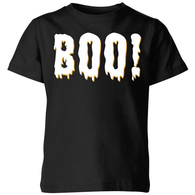 Halloween Boo! Kids' T-Shirt - Black - 9-10 Jahre - Schwarz on Productcaster.