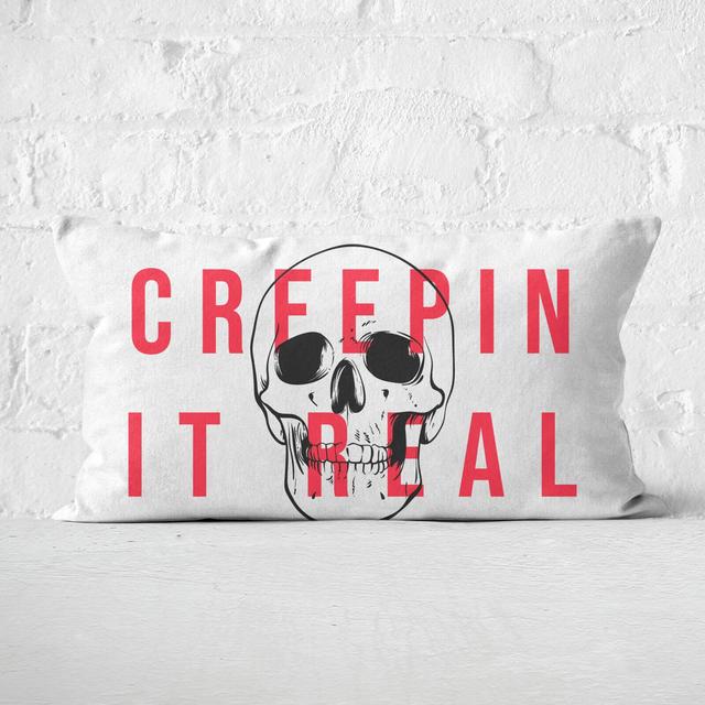 Creepin It Real Rectangular Cushion - 30x50cm - Soft Touch on Productcaster.