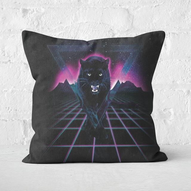 Jaguar Cushion Square Cushion - 40x40cm - Soft Touch on Productcaster.