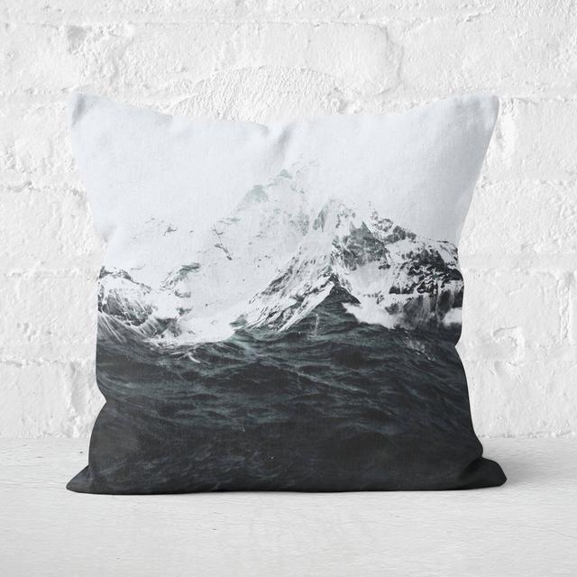 Those Waves Were Like Mountains Cushion Square Cushion - 40x40cm - Soft Touch on Productcaster.