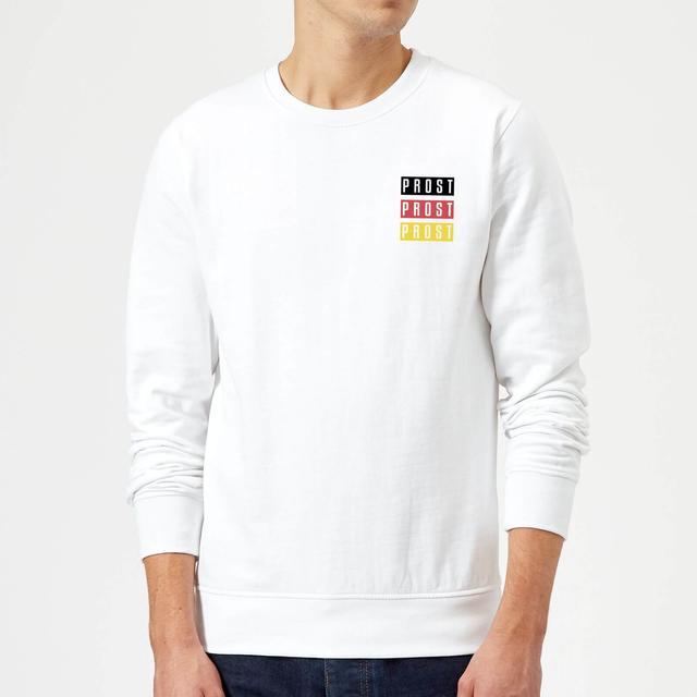 Oktoberfest Prost Sweatshirt - White - XXL - Weiß on Productcaster.