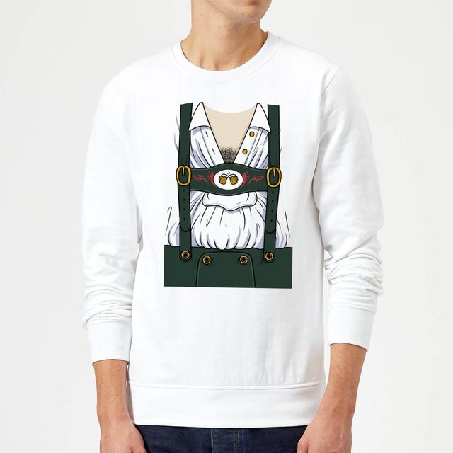 Oktoberfest Mens Chest Sweatshirt - White - M - Weiß on Productcaster.