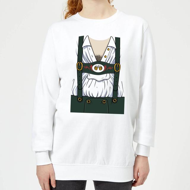 Oktoberfest Mens Chest Women's Sweatshirt - White - XXL - Weiß on Productcaster.