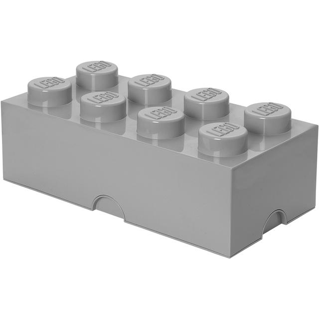 LEGO Storage Brick 8 - Medium Stone Grey on Productcaster.