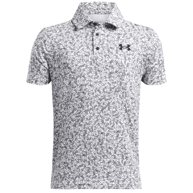 Under Armour Playoff Printed Juniors Polo Shirt on Productcaster.