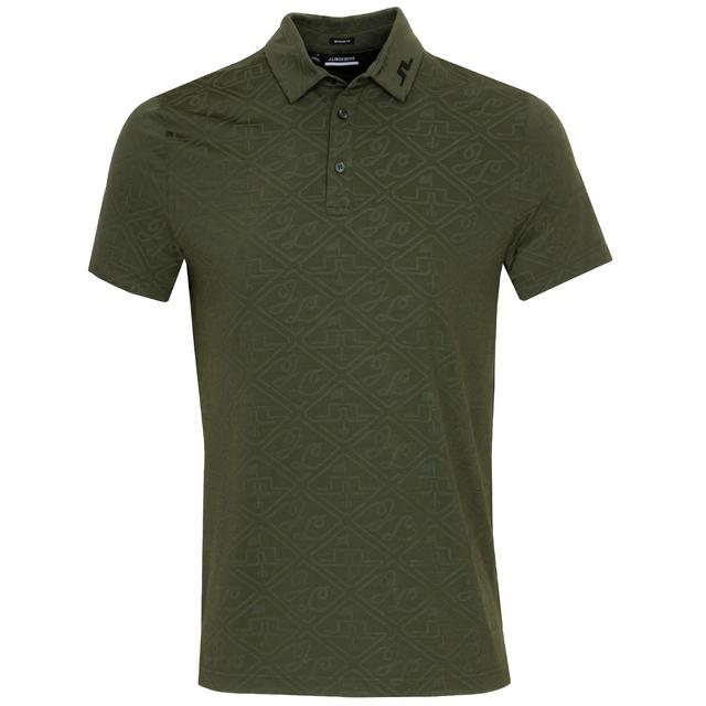 J Lindeberg Bison Jacquard Polo Shirt on Productcaster.