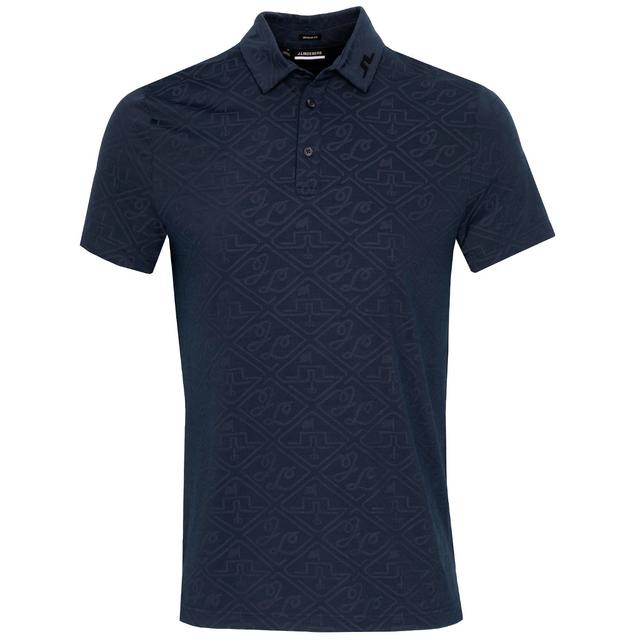 J Lindeberg Bison Jacquard Polo Shirt on Productcaster.