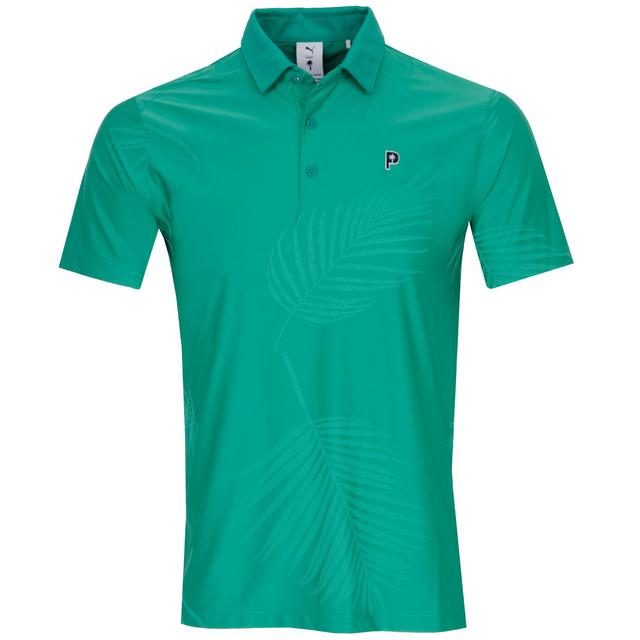 PUMA x PTC Jacquard Golf Polo Shirt on Productcaster.