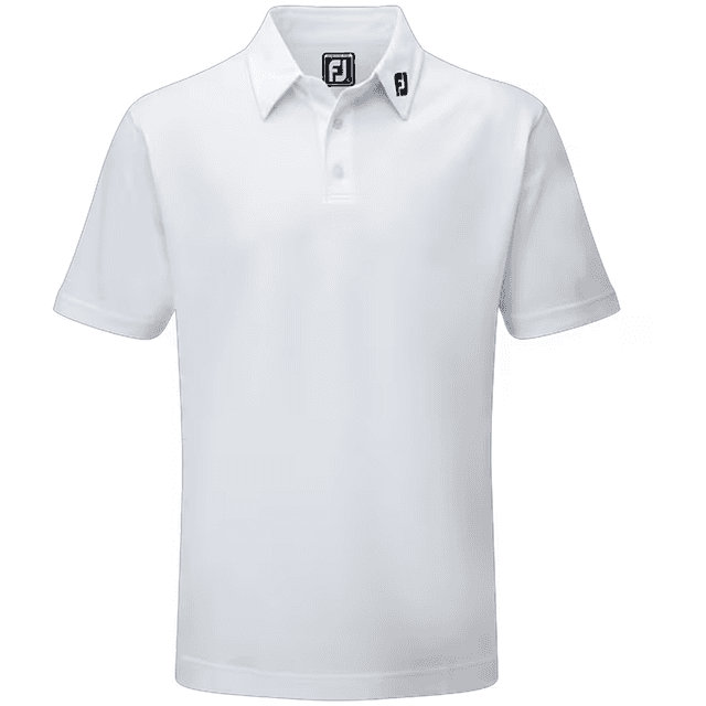 FootJoy Stretch Pique Solid Golf Polo Shirt on Productcaster.