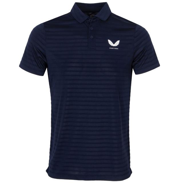 Castore Pinnacle Pique Stripe Polo Shirt on Productcaster.