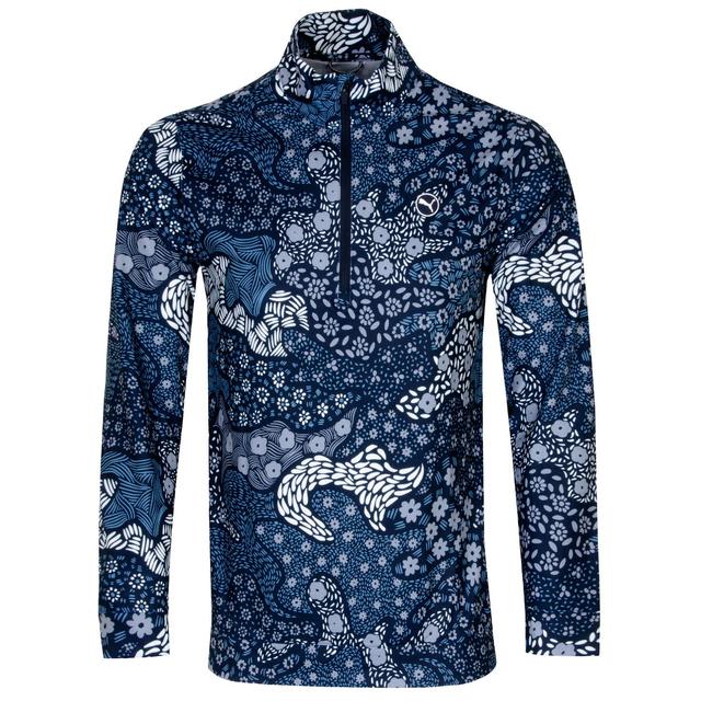 PUMA Cloudspun Bloom Zip Neck Golf Sweater on Productcaster.