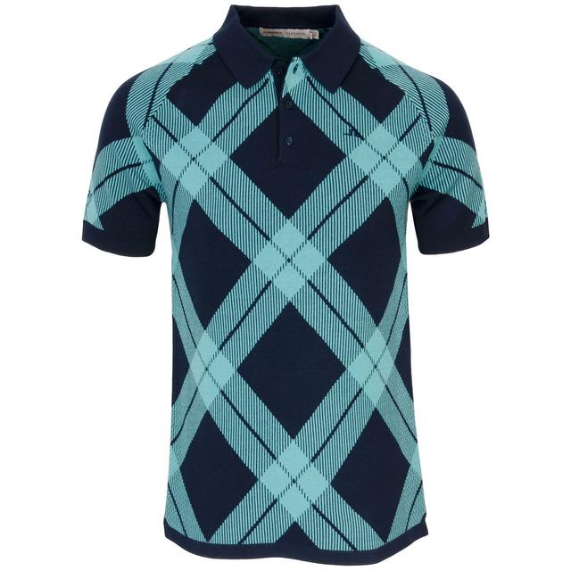 J Lindeberg x Glenmuir Martin Knit Golf Polo Shirt on Productcaster.