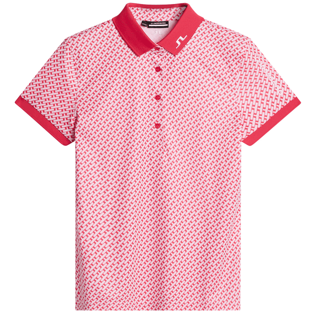 J Lindeberg Ladies Tour Tech Print Polo on Productcaster.