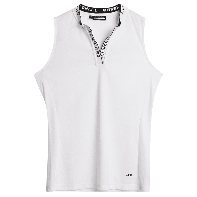 J Lindeberg Ladies Leya Sleeveless Polo on Productcaster.