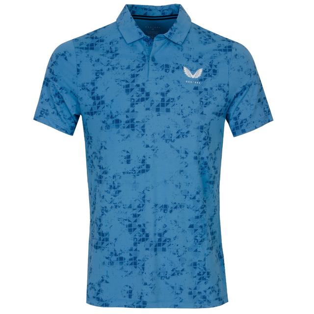 Castore Club Geo Print Golf Polo Shirt on Productcaster.