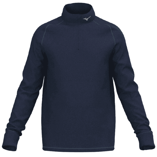 Mizuno Melange Zip Neck Sweater on Productcaster.